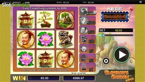 Emperors Garden Scratch 888 Casino